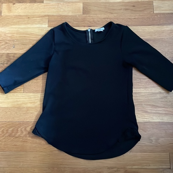 BAR III Black dress shirt - Picture 3 of 3